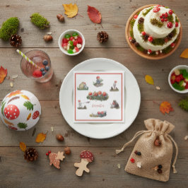 Servilleta De Papel Los hijos de Elsa Beskow del bosque