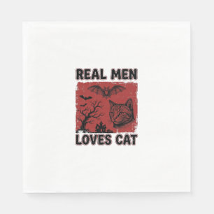 Servilleta De Papel Los hombres de verdad aman la camiseta vintage de 