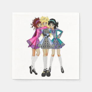 Servilleta De Papel Los irlandeses bailan las servilletas de papel