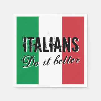 Servilleta De Papel Los italianos lo hacen mejor, servilletas de fiest