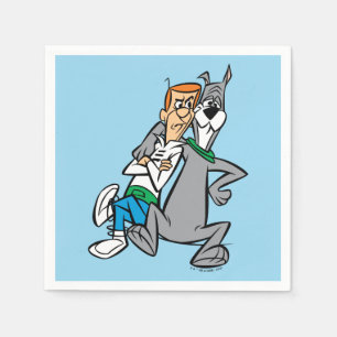 Servilleta De Papel Los Jetsons   Presupuestos George y Astro