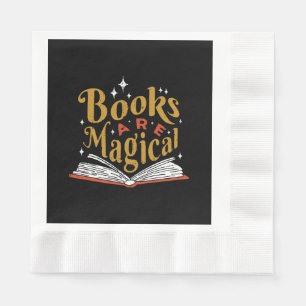 Servilleta De Papel Los libros antiguos son mágicos