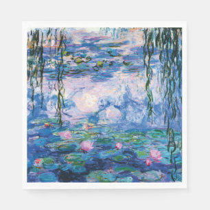 Servilleta De Papel Los lirios de agua de Claude Monet