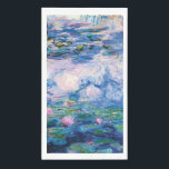 Servilleta De Papel Los lirios de agua de Claude Monet<br><div class="desc">Water Lilies de Claude Monet. Por favor visite mi tienda para un diseño más interesante y más elección de color. => zazzle.com/iwheels*</div>