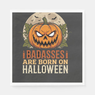 Servilleta De Papel Los malotes nacen en la calabaza de Halloween