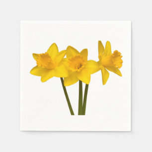 Servilleta De Papel Los "narcisos" diseñan las servilletas de papel