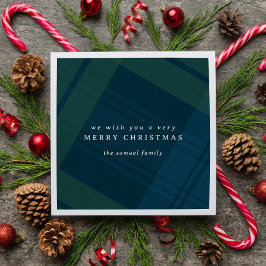 Servilleta De Papel Los Navidades clásicos rozan simple y personalizad