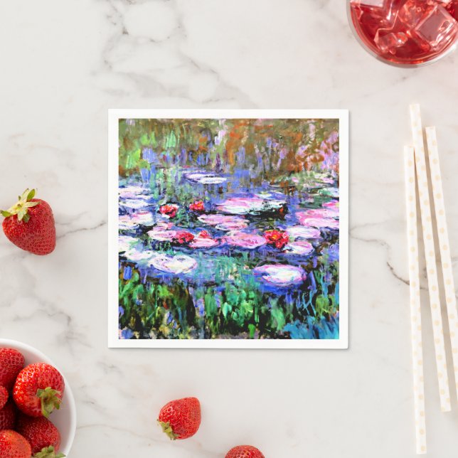 Servilleta De Papel Los Nenufares por Monet (In situ)
