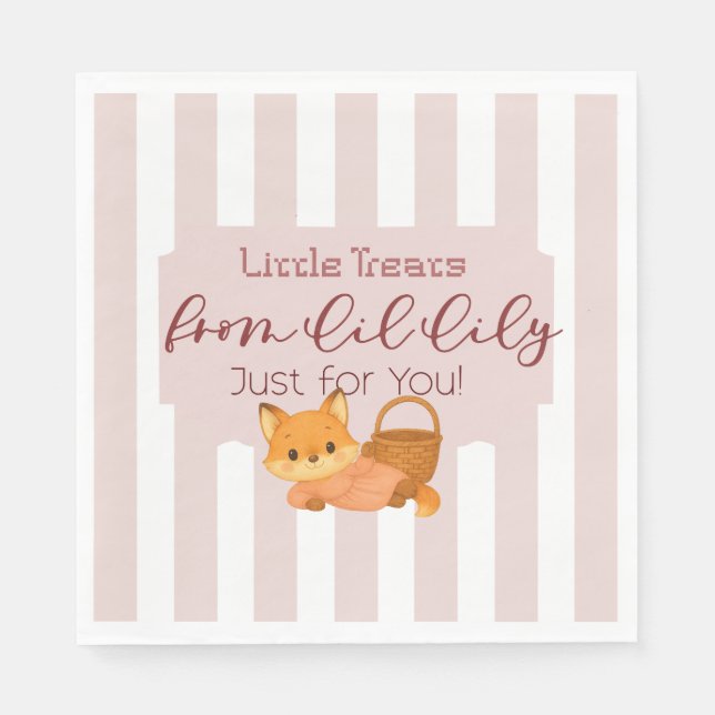 Servilleta De Papel Los pequeños regalos de Lil Lily (Anverso)