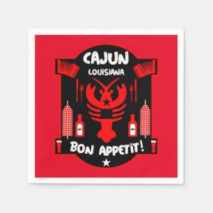Servilleta De Papel Los piropos y eventos cajún de Luisiana
