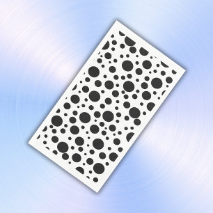 Servilleta De Papel Los puntos de la polka negra en blanco  