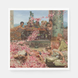 Servilleta De Papel Los Rosas de Heliogabalus (antiguo lujo romano)