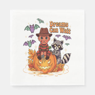 Servilleta De Papel Los sueños de halloween pueden esperar al monstruo