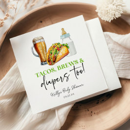 Servilleta De Papel ¡Los tacos se producen y los pañales también! Baby