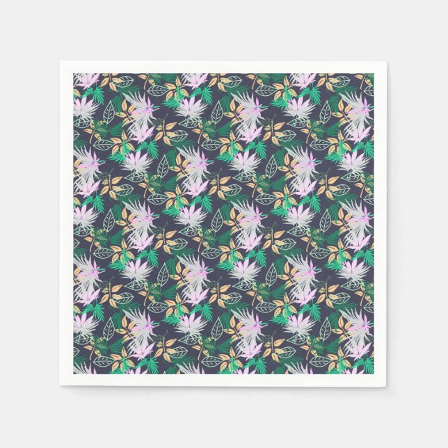 Servilleta De Papel Los túneles tropicales dejan plantas (Anverso)