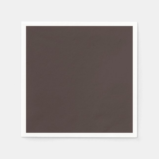Servilleta De Papel Lote clásico: servilletas de papel marrón oscuro (Anverso)
