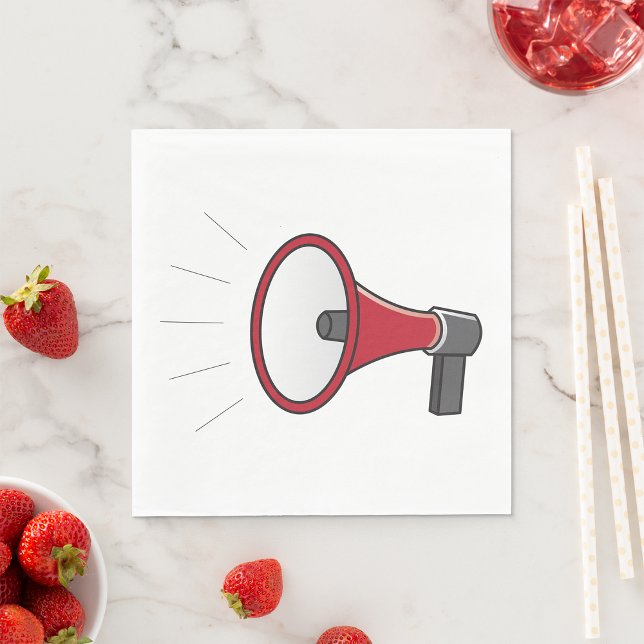 Servilleta De Papel Loud Megaphone (Subido por el creador)