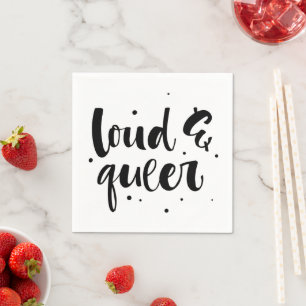 Servilleta De Papel Loud & Queer