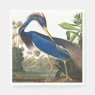 Servilleta De Papel Louisiana Heron por John James Audubon