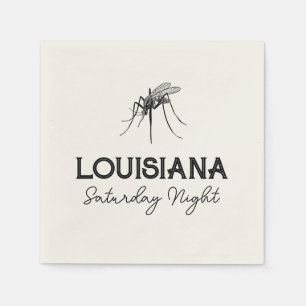 Servilleta De Papel Louisiana Sábado Personalizable Napkin