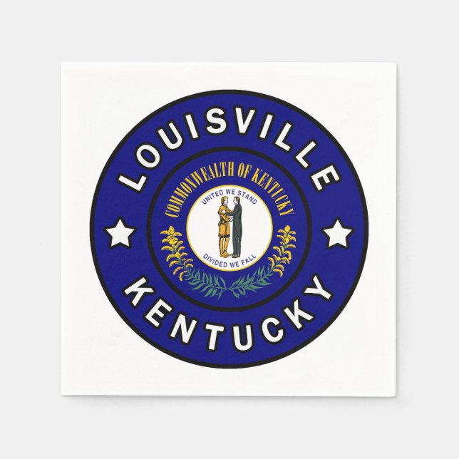 Servilleta De Papel Louisville Kentucky (Anverso)