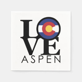 Servilleta De Papel LOVE Aspen Colorado