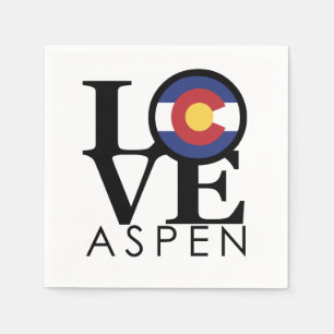 Servilleta De Papel LOVE Aspen Colorado