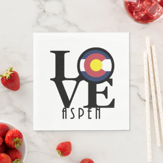 Servilleta De Papel LOVE Aspen Colorado