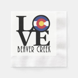 Servilleta De Papel LOVE Beaver Creek CO