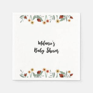 Servilleta De Papel Love Bug Baby Shower Napkins