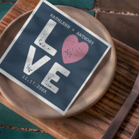 LOVE Graphic Typewriter Minimalista Boda de fuente