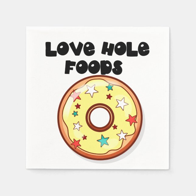 Servilleta De Papel Love Hole Foods (Anverso)