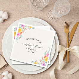 Servilleta De Papel Love in Full Bloom – Springtime Wedding