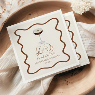 Servilleta De Papel Love Is Brewing Expresso Martini Despedida de Solt