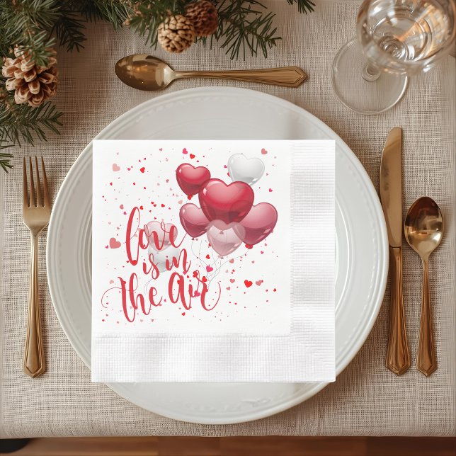Servilleta De Papel Love Is In The Air Paper Napkin (Subido por el creador)