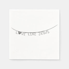Servilleta De Papel Love Like Jesus