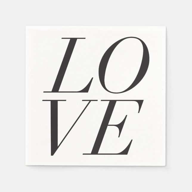 Servilleta De Papel Love Napkins (Anverso)