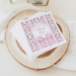 Servilleta De Papel Love Shack Fancy One Coquette Bow 1º cumpleaños