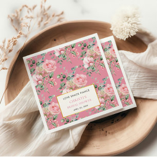 Servilleta De Papel Love Shack Fiance Garden Tea Fiesta Bridal Shower