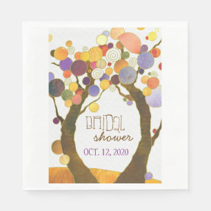 Servilleta De Papel Love Trees Moda Bridal Shower Luncheon
