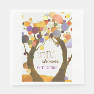 Servilleta De Papel Love Trees Moda Bridal Shower Luncheon