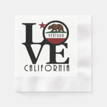 LOVE Ventura California Stone Coaster