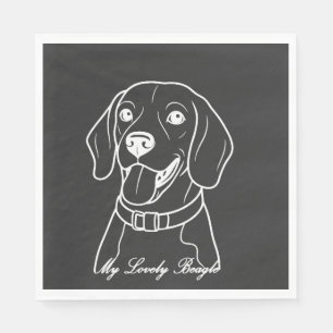 Servilleta De Papel Lovely Beagle