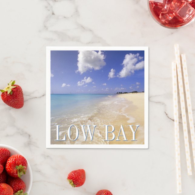 Servilleta De Papel Low Bay Beach, Barbuda, Antigua (In situ)