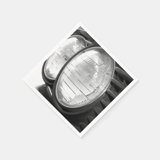 Servilleta De Papel Luces BMW de época (Borde)