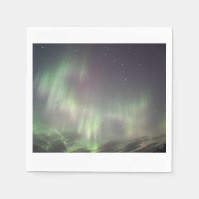 Servilleta De Papel Luces boreales (Anverso)