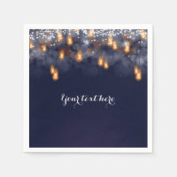 Luces colgantes antiguas para recepción de boda
