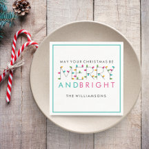 Luces de árbol navideño festivo y brillante