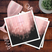 Luces en cascada Sweet 16 Gold ID790 Rosa