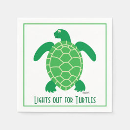 Servilleta De Papel Luces para tortugas